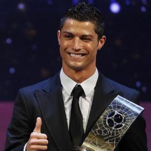 he was recognized as the FIFA WORLD PLAYER