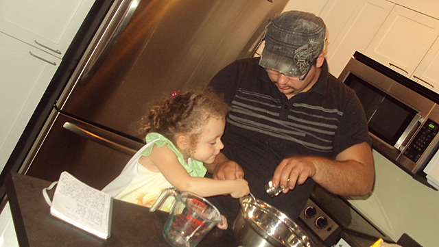 la première fois que j'ai fais de la cuisiner