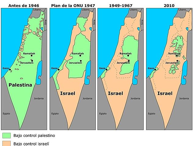 DESAPARICIÓN DE PALESTINA ÁRABE ( 1949 )