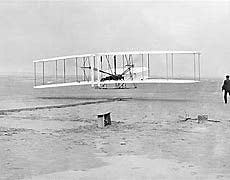 The Wright Brother's first flight