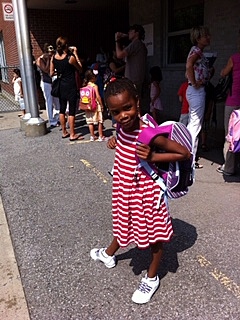 premier jour en maternelle