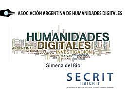 La Asociación Argentina de Humanidades Digitales
