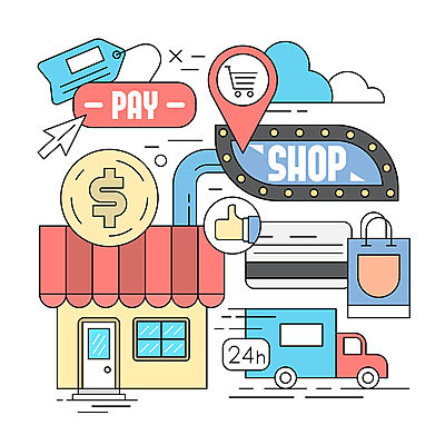 Timeline: E-Commerce. Línea del tiempo