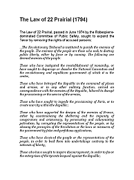 The Law of 22 Prialail is passed