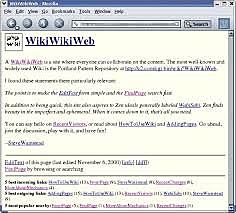 16 de marzo de 1995 se anuncia el primer Wiki