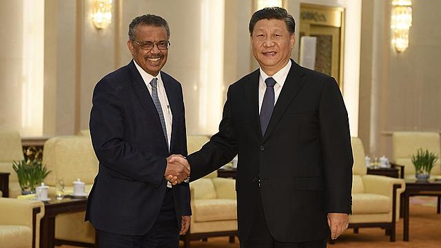 Reunión entre China y la OMS