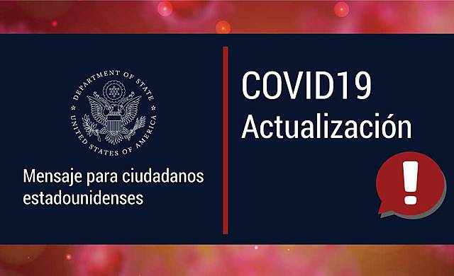 Departamento para el manejo del Covid en EUA