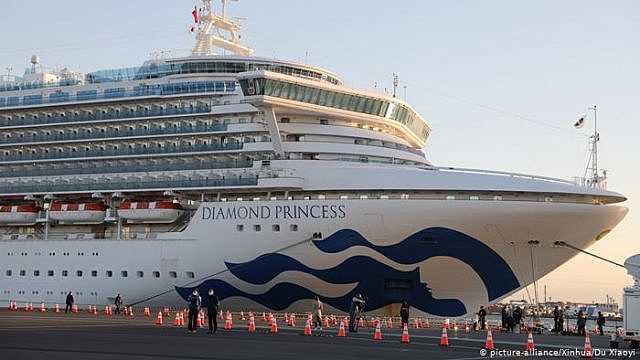 Crucero Diamond Princess se somete a cuarentena