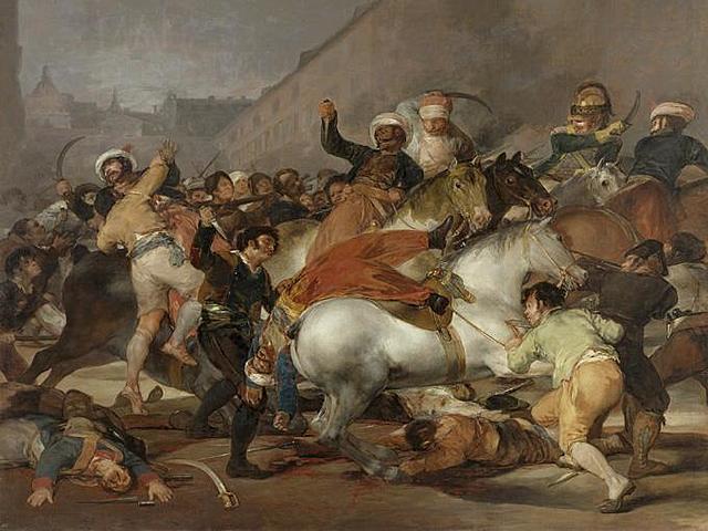 Sublevación del 2 de mayo e inicio de la guerra de la Independencia