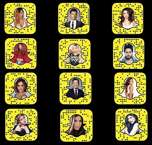 Personas famosas que tienen Snapchat