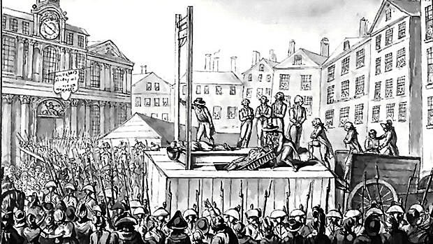 Exacutació de Robespierre