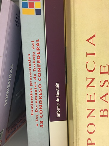 Organización. límite para recibir alegaciones a ponencias