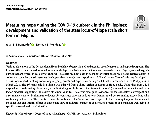Published Research using GPULSECOVID19 survey