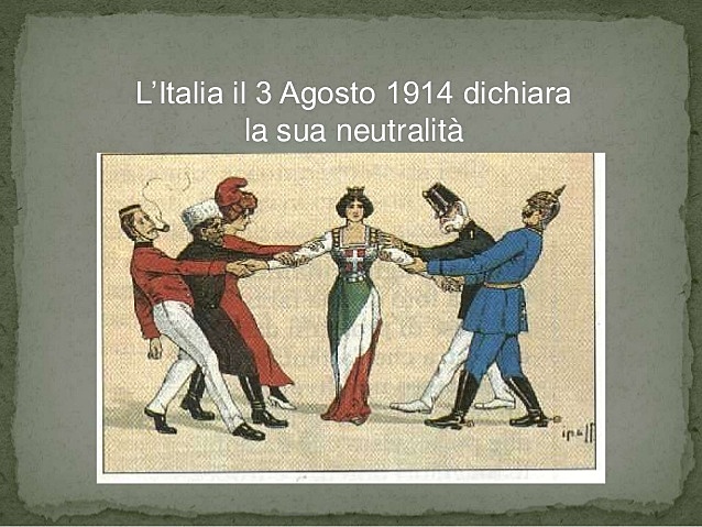 L'Italia si proclama neutrale