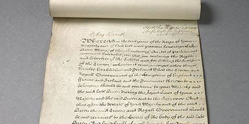 Atto di Disposizione (Act of Settlement)