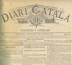 Valentí Almirall funda el Diari Català