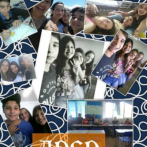 Fiz mais amizades na escola, que duram até hoje.