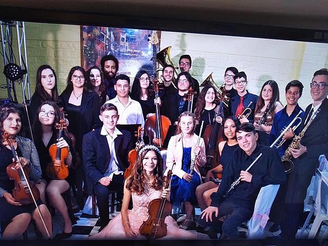 Na escola de Música conheci muitas pessoas incríveis