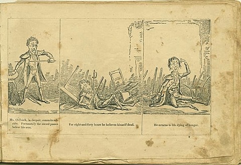 Primera tira cómica de la historia