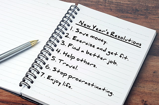 New Year resolutions