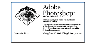 Adobe Photoshop (Early Origin)