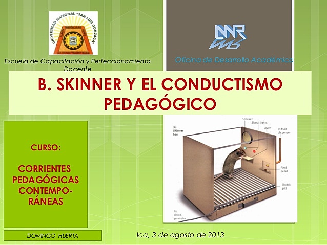 Máquina de enseñanza de SKINNER