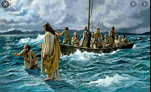 jesus walk on water
