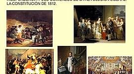 Timeline: Crisis de la monarquía borbónica. La Guerra de la Independencia y los comienzos de la revolución liberal. La Constitución de 1812.