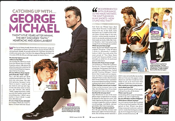 A magazine interview