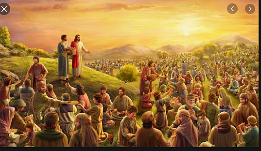 jesus feeds 5000 people