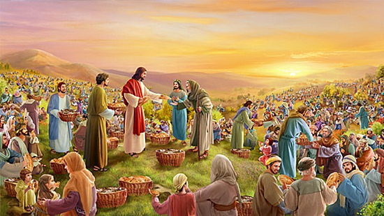 Jesus feeds the 5,000