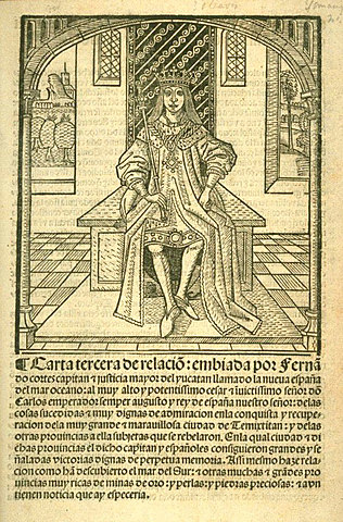 Firma en Tenustitan la cuarta Carta de relación