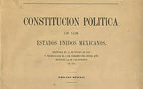 Proclamación de la Constitución Política de los Estados Unidos Mexicanos.