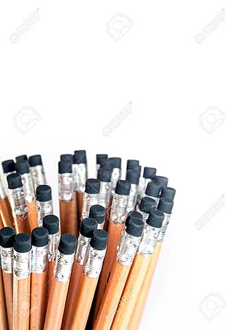 El primero que agregó un borrador al final del lápiz