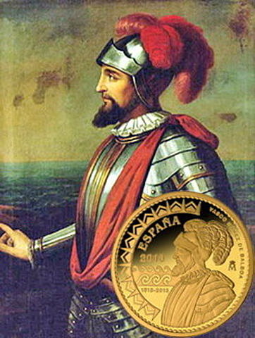 Balboa descobreix l'oceà Pacífic