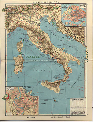 Rom Kontrollerar Den Apenninska Halvön/ Den Italienska Halvön