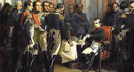 Tratado de Fontainebleau para el reparto de Portugal entre España y Francia.
