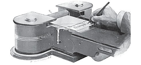 Se inventa el teleautógrafo