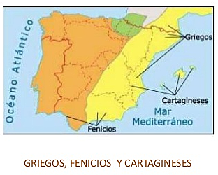 Colonización fenicia, griega y cartaginesa