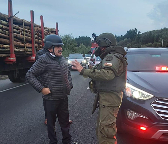 Doble ataque incendiario en Ruta 5 Sur