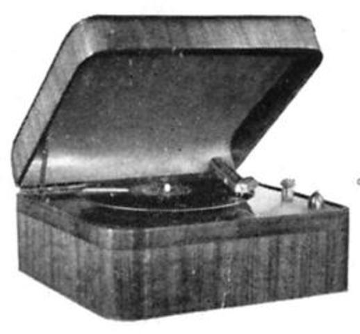 First Flat Record Player
