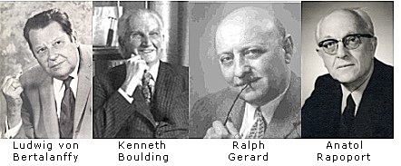 Creación sociedad dedicada a la TGS por Ludwig von Bertalanffy, K Boulding, economista, A. Rapoport, bioma temático y Ralph Gerard, fisiólogo