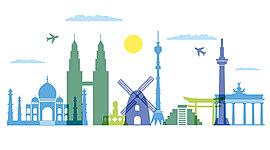 Timeline: Достопримечательности мира