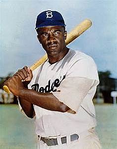 Jackie Robinson Joins all White Baseball League.