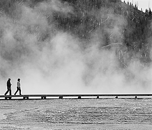 La première central géothermique
