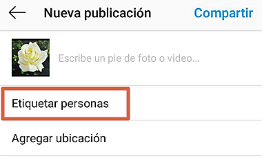 instagram va posar que podin etiquetar a la gent en les seves fotos