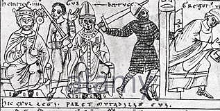 Enrico IV chiede perdono al papa