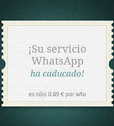 Whatsapp anuncia que s'haurà de pagar