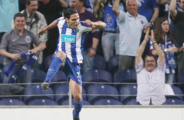 Falcao makes his first goal