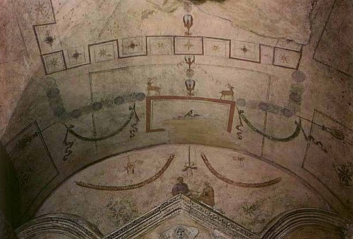 Pintura y estuco siglo II.